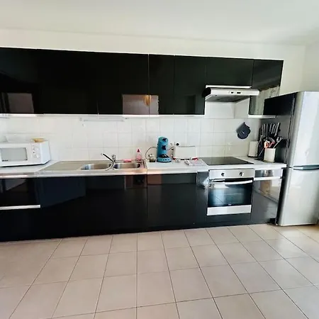 Apartmán T3/4-6pers/5'piedplage/centreville/parking/wifi Arcachon