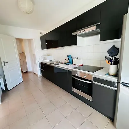 Apartmán T3/4-6pers/5'piedplage/centreville/parking/wifi
